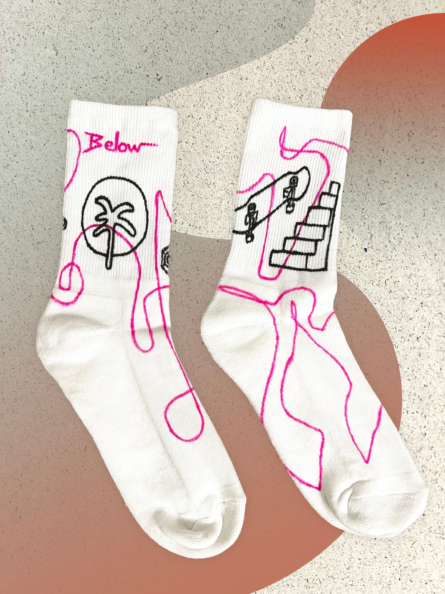 Below Socks "Skate"