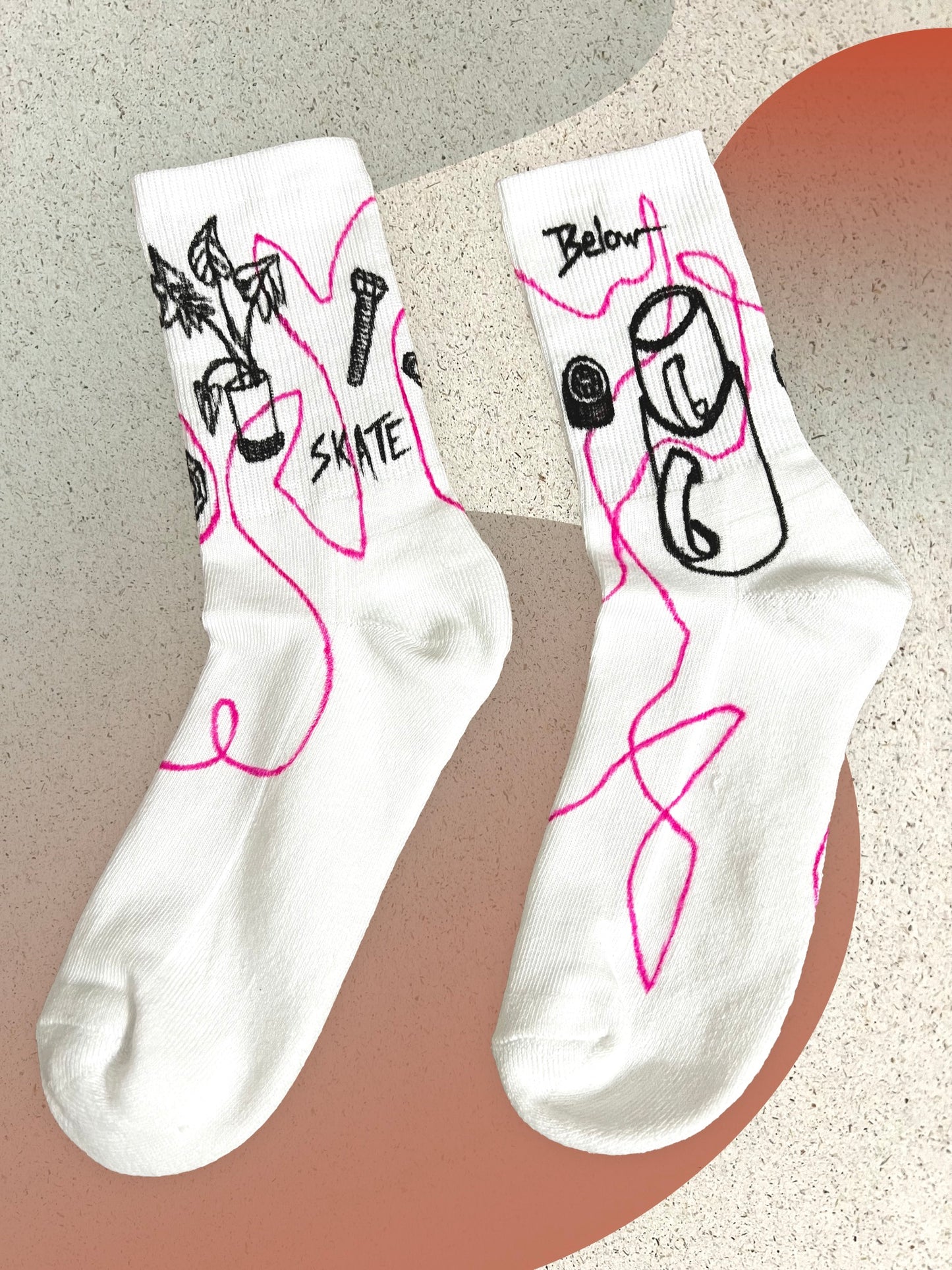 Below Socks "Skate"