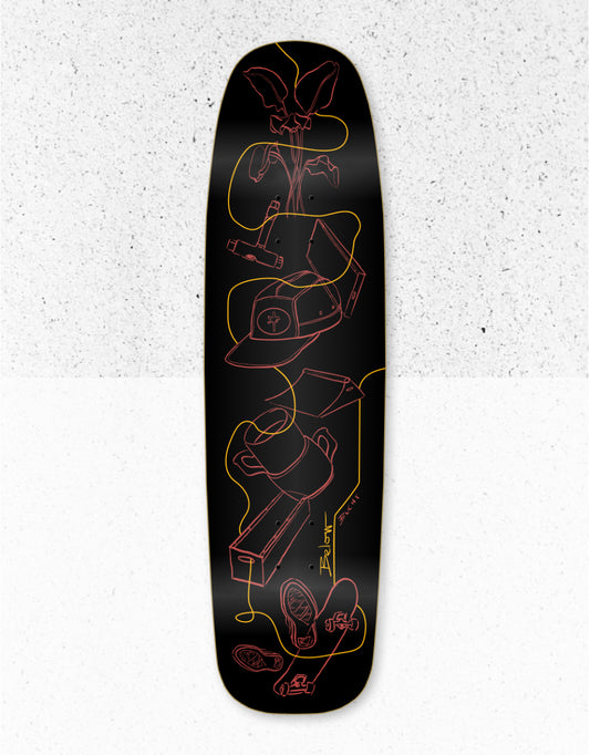 The Bucht Shaped Deck 8.7 Red