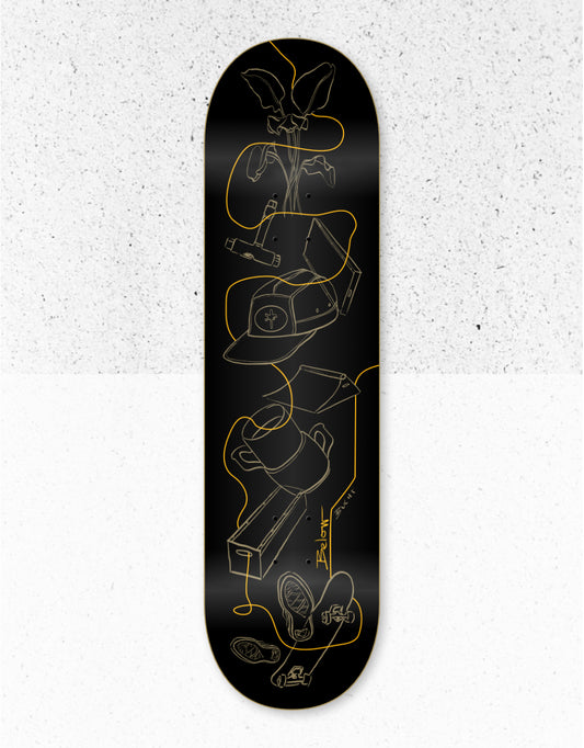 The Bucht Twin Tail Deck Yellow 8.375